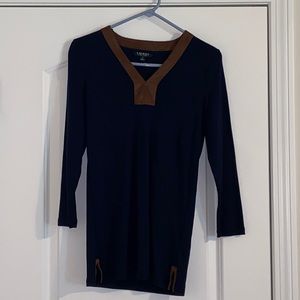 3/4 sleeve Lauren by Ralph Lauren top